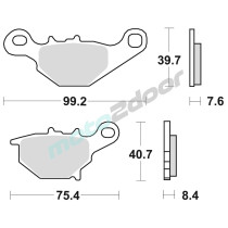 KLOCKI HAMULCOWE BRAKING SINTERED 905CM44 OFFROAD