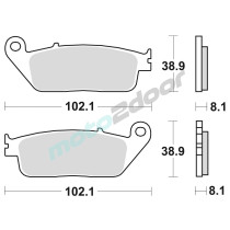 KLOCKI HAMULCOWE BRAKING SINTERED P30716 SCOOTER
