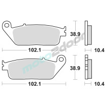 KLOCKI HAMULCOWE BRAKING SINTERED P30748 SCOOTER