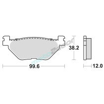 KLOCKI HAMULCOWE BRAKING SINTERED P30868 SCOOTER