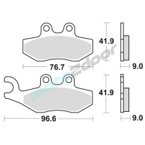KLOCKI HAMULCOWE BRAKING SINTERED P30888 SCOOTER