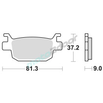 KLOCKI HAMULCOWE BRAKING SINTERED P30908 SCOOTER
