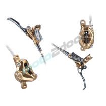 HAMULEC TARCZOWY BRAKING INCAS 2.0 KOMPLET PRZÓD I TYŁ PRZEWÓD W OPLOCIE STALOWYM BEZ TARCZY