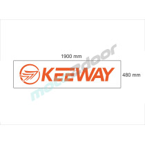 PODŚWIETLANY PLAFON ZEWNĘTRZNY KEEWAY 190X48 CM