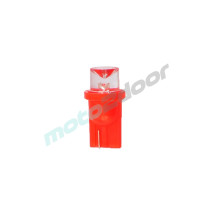 ŻARÓWKA 2X DIODA LED L006A W5W WALCOWANA CZERWONA M-TECH