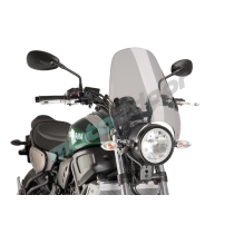 SZYBA OWIEWKA UNIWERSALNA PUIG CUSTOM II LEKKO PRZYCIEMNIONA