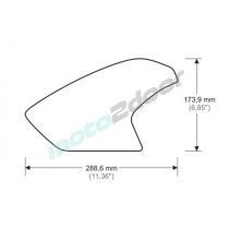 TANKPADY BOCZNE PUIG DO BMW R1200GS 13-18 CZARNE