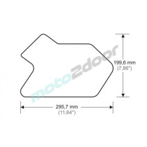 TANKPADY BOCZNE PUIG DO BMW R1200GS ADV. 14-18 CZARNE