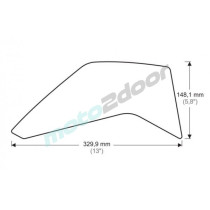 TANKPADY BOCZNE PUIG DO HONDA CRF1000L / CRF1100L AFRICA TWIN PRZEZROCZYSTE