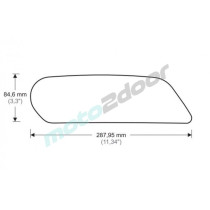 TANKPADY BOCZNE PUIG DO KAWASAKI Z900 17-22 PRZEZROCZYSTE