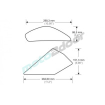 TANKPADY BOCZNE PUIG DO KAWASAKI ZX10R 11-20 PRZEZROCZYSTE