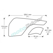 TANKPADY BOCZNE PUIG DO TRIUMPH TIGER 1200 16-21 CZARNE