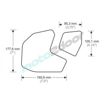 TANKPADY BOCZNE PUIG DO YAMAHA MT-09 13-20 PRZEZROCZYSTE