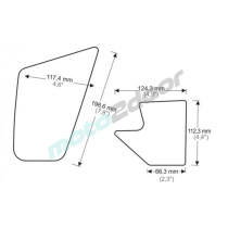 TANKPADY BOCZNE PUIG DO YAMAHA MT-10 16-21 PRZEZROCZYSTE
