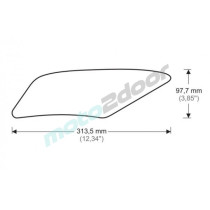 TANKPADY BOCZNE PUIG DO YAMAHA R6 17-20 CZARNE