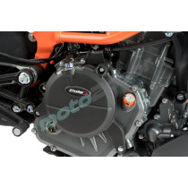 POKRYWY DEKLI SILNIKA PUIG DO KTM 390 DUKE 16-20 / RC390 18-19 CZARNE
