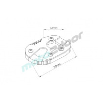 POSZERZENIE STOPKI BOCZNEJ PUIG ZE STANDARDOWYM ZAWIESZENIEM DO YAMAHA MT-09 13-20 CZARNE