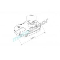 POSZERZENIE STOPKI BOCZNEJ PUIG ZE STANDARDOWYM ZAWIESZENIEM DO YAMAHA MT-07 14-21 CZARNE
