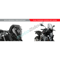 SZYBA TOURING NOWEJ GENERACJI PUIG (BEZ ORYGINALNEGO WSPORNIKA BMW) DO BMW F900R 20-23 LEKKO PRZYCIEMNIONA