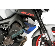 BOCZNE SPOILERY DOCISKOWE DO YAMAHA MT-09 17-20 NIEBIESKIE