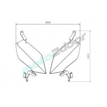 OSŁONA LAMPY DO BMW F900XR 20-22 PRZEZROCZYSTA