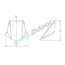 OSŁONA LAMPY DO SUZUKI DL1050 V-STROM 20-22 PRZEZROCZYSTA