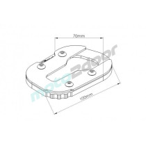 POSZERZENIE STOPKI BOCZNEJ PUIG DO BMW F900R / F900XR 20-22 CZARNE