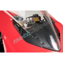 OSŁONA DŹWIGNI ADAPTERA HAMULCA + KOŃCÓWKI DRĄŻKA LEWEGO PUIG DO DUCATI 959 PANIGALE 16-20 CZARNE