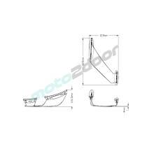 SPOILERY DOWNFORCE RACE PUIG DO DUCATI PANIGALE V2 20-21 CZARNE
