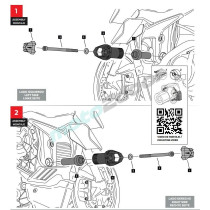 CRASH PADY PUIG DO DUCATI STREETFIGHTER V4 / S 20-22 CZARNE