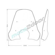 SZYBA GTS TOURING PUIG DO PIAGGIO VESPA GTS300 08-20 PRZEZROCZYSTA