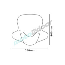 SZYBA OWIEWKA PUIG DO KYMCO AGILITY CITY 50 / 125 20-22 (CITY TOURING) LEKKO PRZYCIEMNIONA