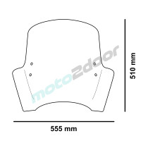 SZYBA OWIEWKA PUIG DO KYMCO AGILITY CITY 50 / 125 20-22 (T.X.) PRZEZROCZYSTA