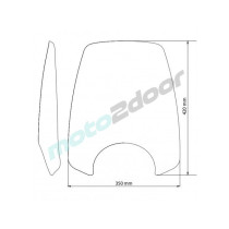 SZYBA SPORTOWA NOWEJ GENERACJI (TOURING) PUIG DO HONDA CMX 1100 REBEL 21-22 MOCNO PRZYCIEMNIONA