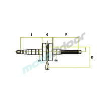 WAŁ KORBOWY RMS 2T 50 CCM HONDA SFX 50 SJ 50 BALI