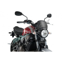 SZYBA OWIEWKA PUIG RETROPLATE (MOCOWANA DO LAMPY) CZARNY MAT