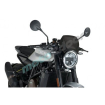 SZYBA OWIEWKA PUIG RETROPLATE UNIWERSALNA DO LAG (ALUMINIOWA) CZARNA