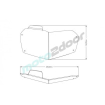 OSŁONA LAMPY DO BMW F850GS ADV. 19-22 PRZEZROCZYSTA