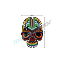 UNIWERSALNY TANKPAD SKULL I PUIG CZERWONY