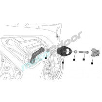 CRASH PADY PUIG DO BMW S1000RR 19-22 CZARNE