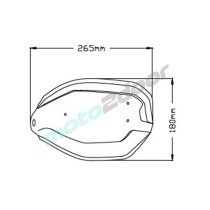 POSZERZENIE HANDBARÓW PUIG DO YAMAHA TENERE 700 19-22 LEKKO PRZYCIEMNIONE