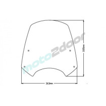 SZYBA OWIEWKA PUIG DO INDIAN FTR1200 19-22 LEKKO PRZYCIEMNIONA