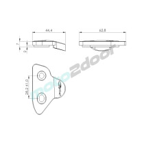 NAKŁADKI LUSTERKA WSTECZNEGO PUIG DO YAMAHA YZF-R1 15-21 CZARNE