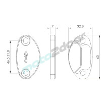 NAKŁADKI LUSTERKA WSTECZNEGO PUIG DO KAWASAKI ZX-10R 16-19 CZARNE