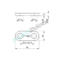 NAKŁADKI LUSTERKA WSTECZNEGO PUIG DO YAMAHA XJ6 DIVERSION 09-16 CZARNE