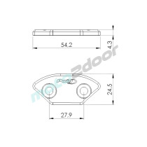 NAKŁADKI LUSTERKA WSTECZNEGO PUIG DO KAWASAKI NINJA 125 2019 CZARNE