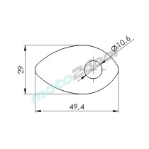 UCHWYTY PUIG DO KIERUNKOWSKAZÓW PRZEDNICH W HONDA (WSZYSTKIE) CZARNE