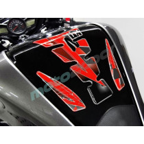 TANKPAD PUIG WINGS, WZÓR KAWASAKI NINJA CZERWONY