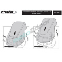 SZYBA OWIEWKA PUIG DO BMW F800R 09-14 LEKKO PRZYCIEMNIONA