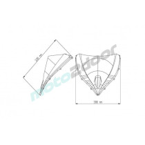 SZYBA SPORTOWA PUIG DO MV AGUSTA F4/R / F4 RR 10-20 CZARNA